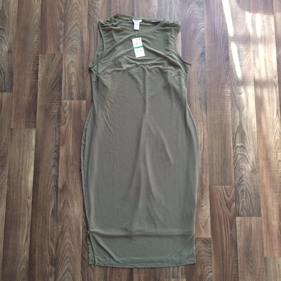 Bar III Sheer Mesh Bodycon Dress - Picture 2 of 6